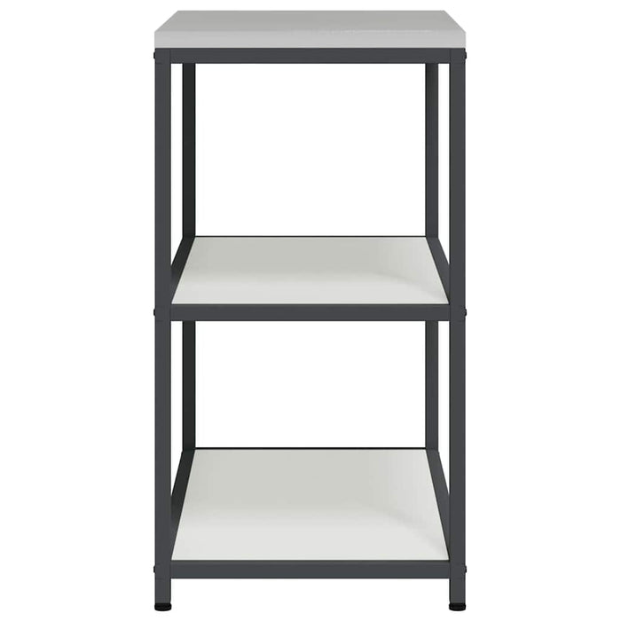 Depozitare pentru bucătărie cu raft Alb 60 x 50 x 92 cm Oțel - WALTI WALTI