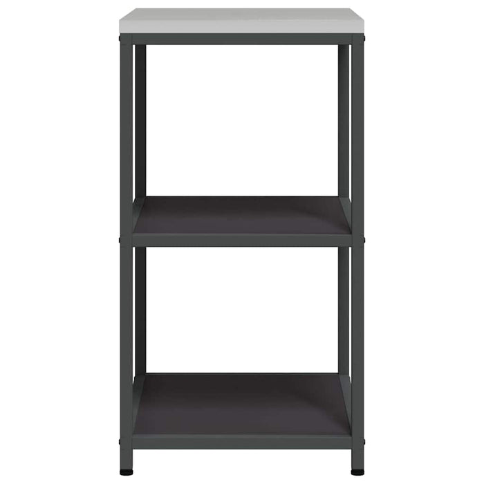 Depozitare pentru bucătărie cu raft Negru 60 x 50 x 92 cm Oțel - WALTI WALTI