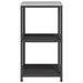 Depozitare pentru bucătărie cu raft Negru 60 x 50 x 92 cm Oțel - WALTI WALTI