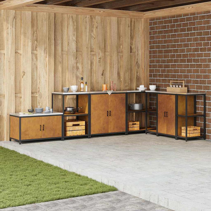 Depozitare pentru bucătărie Ruginit 60 x 50 x 92 cm Oțel - WALTI WALTI
