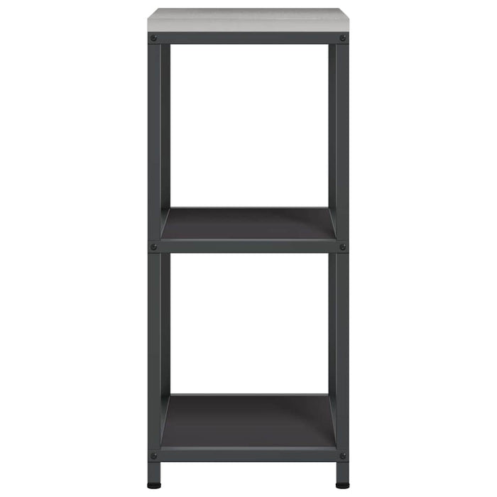 Depozitare pentru bucătărie cu raft Negru 60 x 50 x 92 cm Oțel - WALTI WALTI