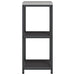 Depozitare pentru bucătărie cu raft Negru 60 x 50 x 92 cm Oțel - WALTI WALTI
