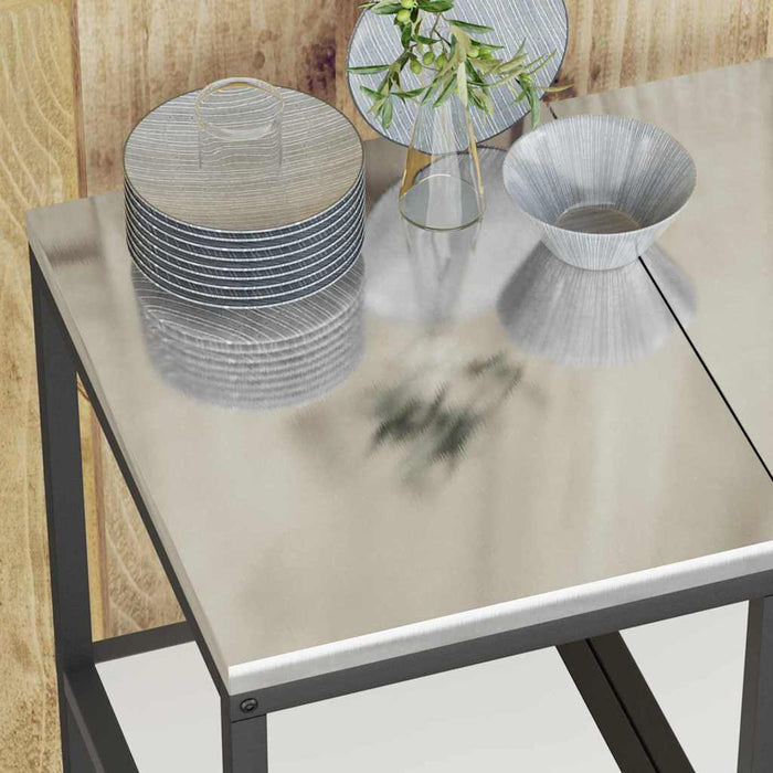 Depozitare pentru bucătărie cu raft Alb 60 x 50 x 92 cm Oțel - WALTI WALTI