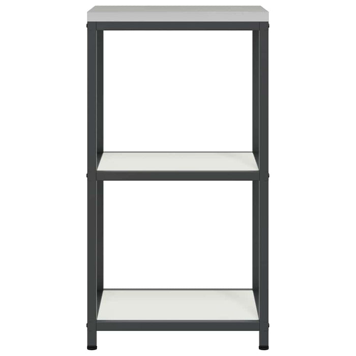 Depozitare pentru bucătărie cu raft Alb 60 x 50 x 92 cm Oțel - WALTI WALTI