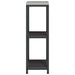 Depozitare pentru bucătărie cu raft Negru 60 x 50 x 92 cm Oțel - WALTI WALTI