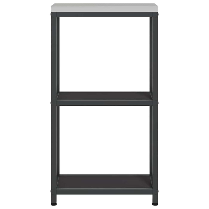 Depozitare pentru bucătărie cu raft Negru 60 x 50 x 92 cm Oțel - WALTI WALTI