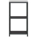 Depozitare pentru bucătărie cu raft Negru 60 x 50 x 92 cm Oțel - WALTI WALTI