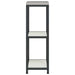 Depozitare pentru bucătărie cu raft Alb 60 x 50 x 92 cm Oțel - WALTI WALTI