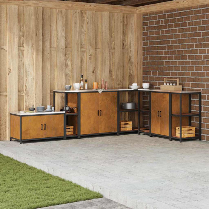 Depozitare pentru bucătărie Ruginit 60 x 50 x 92 cm Oțel - WALTI WALTI