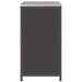 Depozitare pentru bucătărie cu raft Negru 60 x 50 x 92 cm Oțel - WALTI WALTI