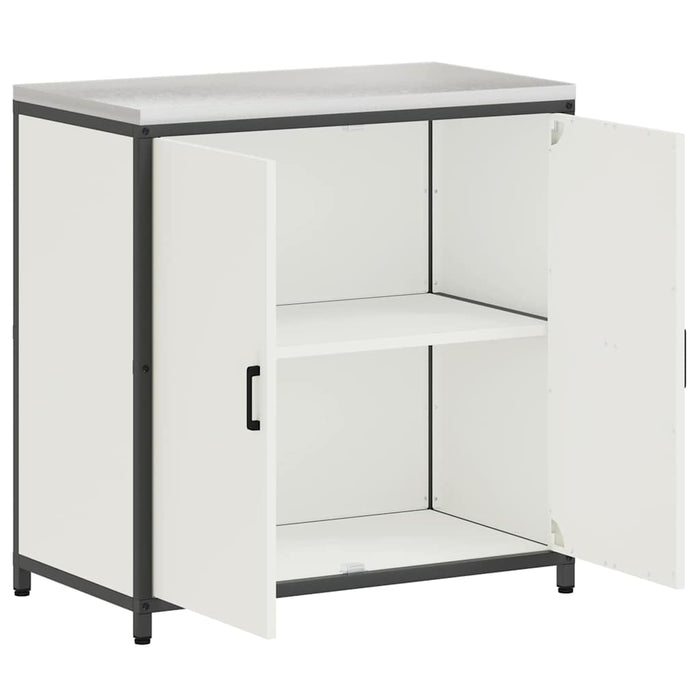 Depozitare pentru bucătărie cu raft Alb 60 x 50 x 92 cm Oțel - WALTI WALTI