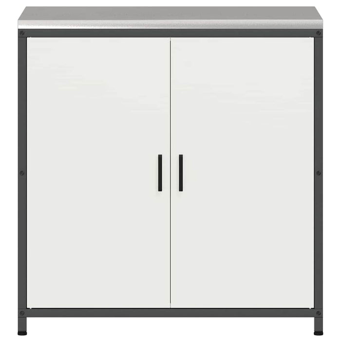 Depozitare pentru bucătărie cu raft Alb 60 x 50 x 92 cm Oțel - WALTI WALTI