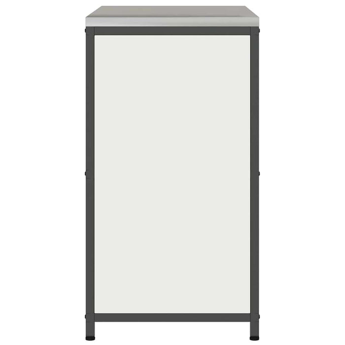 Depozitare pentru bucătărie cu raft Alb 60 x 50 x 92 cm Oțel - WALTI WALTI