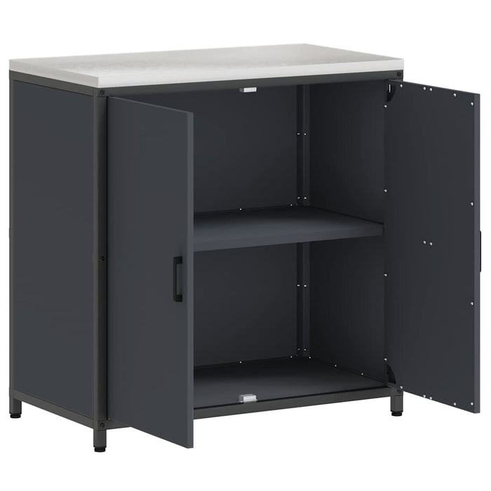 Depozitare pentru bucătărie Antracit 60 x 50 x 92 cm Oțel - WALTI WALTI