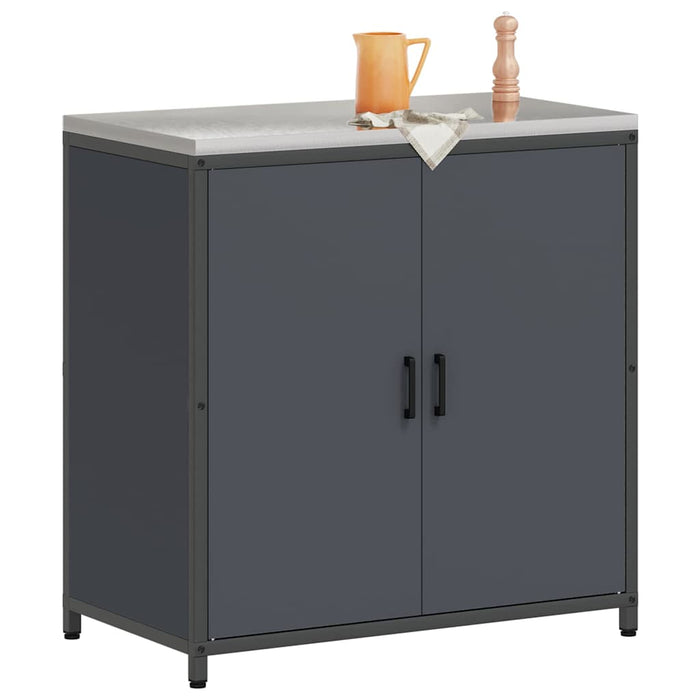 Depozitare pentru bucătărie Antracit 60 x 50 x 92 cm Oțel - WALTI WALTI