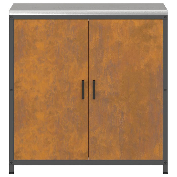Depozitare pentru bucătărie cu ușă Ruginit 60 x 50 x 92 cm Oțel - WALTI WALTI