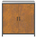 Depozitare pentru bucătărie cu ușă Ruginit 60 x 50 x 92 cm Oțel - WALTI WALTI