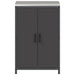Depozitare pentru bucătărie cu raft Negru 60 x 50 x 92 cm Oțel - WALTI WALTI