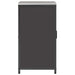 Depozitare pentru bucătărie cu raft Negru 60 x 50 x 92 cm Oțel - WALTI WALTI
