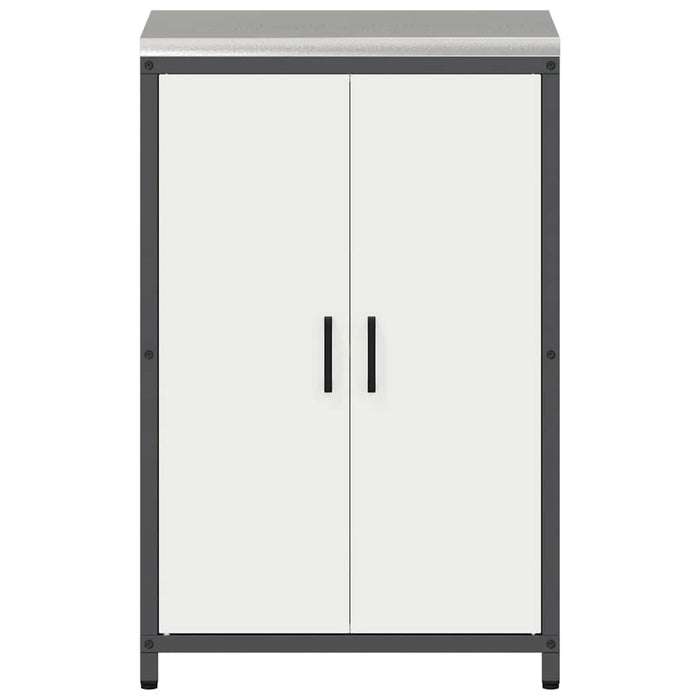 Depozitare pentru bucătărie cu raft Alb 60 x 50 x 92 cm Oțel - WALTI WALTI