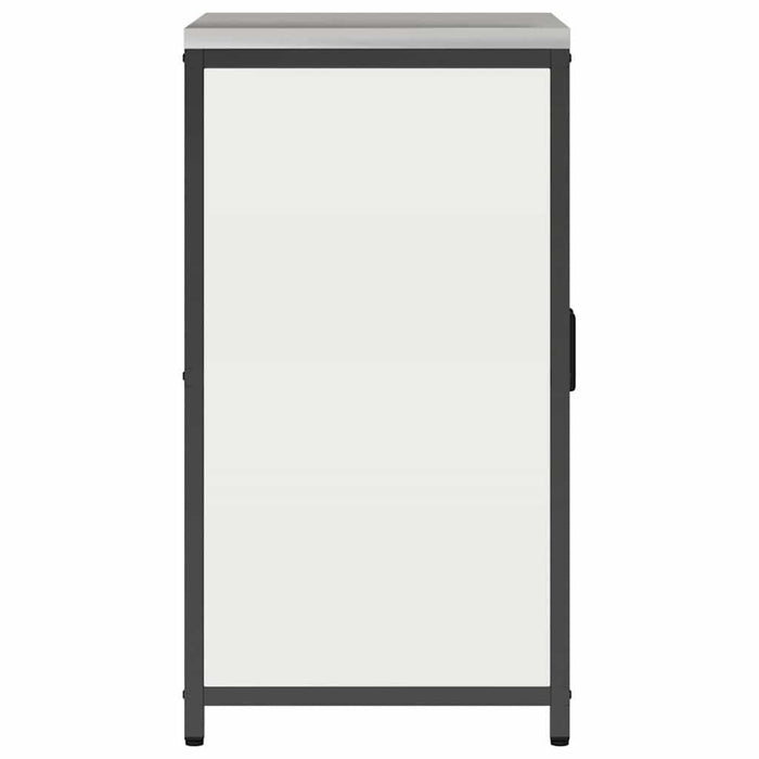 Depozitare pentru bucătărie cu raft Alb 60 x 50 x 92 cm Oțel - WALTI WALTI