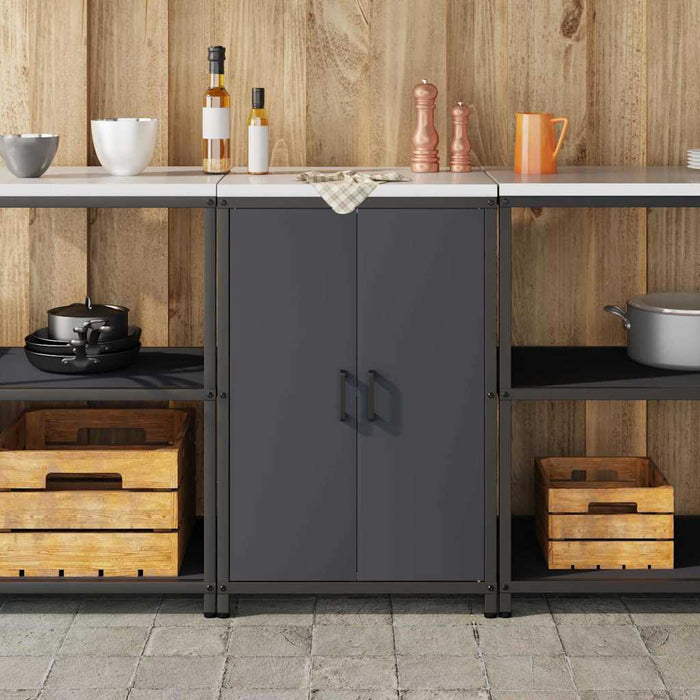 Depozitare pentru bucătărie Antracit 60 x 50 x 92 cm Oțel - WALTI WALTI
