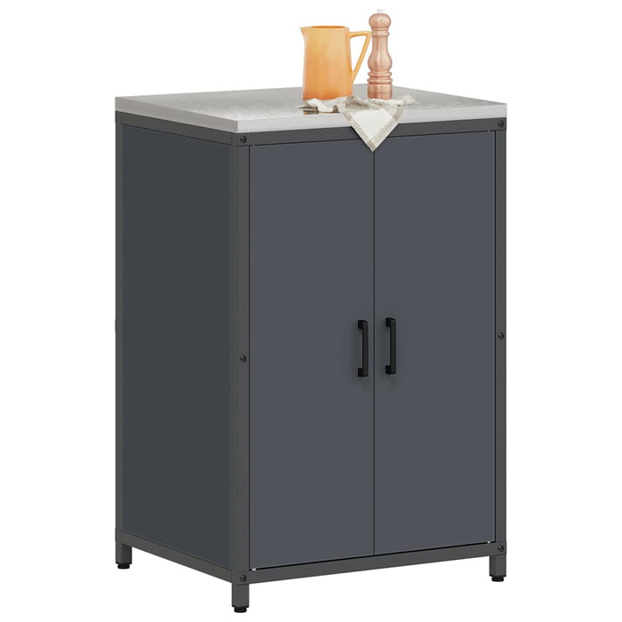 Depozitare pentru bucătărie Antracit 60 x 50 x 92 cm Oțel - WALTI WALTI
