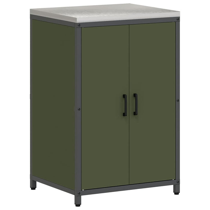 Depozitare pentru bucătărie Verde măsliniu 60 x 50 x 92 cm Oțel - WALTI WALTI