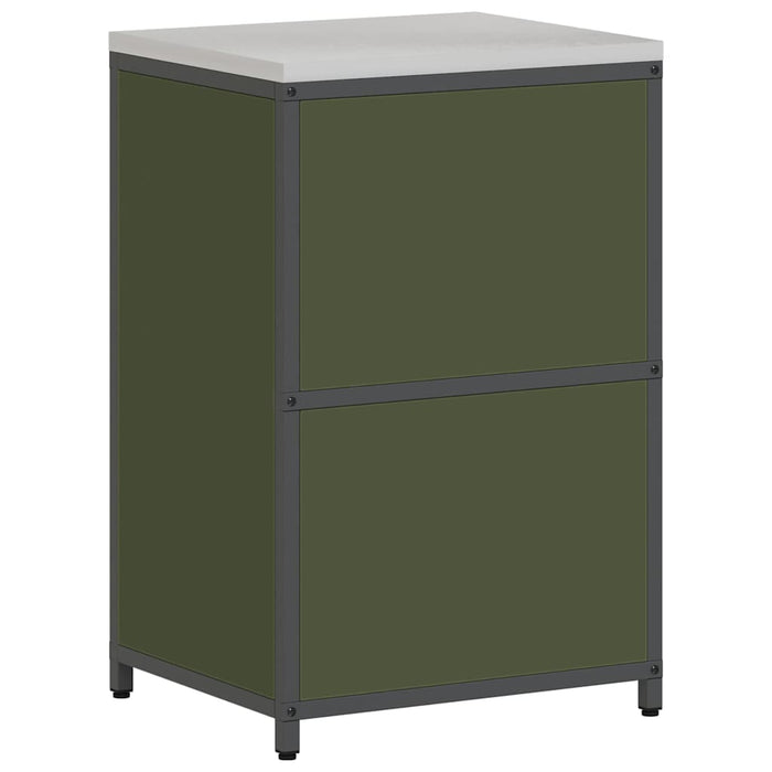 Depozitare pentru bucătărie Verde măsliniu 60 x 50 x 92 cm Oțel - WALTI WALTI