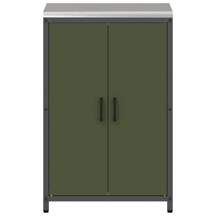 Depozitare pentru bucătărie Verde măsliniu 60 x 50 x 92 cm Oțel - WALTI WALTI