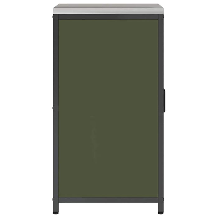 Depozitare pentru bucătărie Verde măsliniu 60 x 50 x 92 cm Oțel - WALTI WALTI