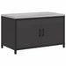 Depozitare pentru bucătărie cu raft Negru 60 x 50 x 92 cm Oțel - WALTI WALTI