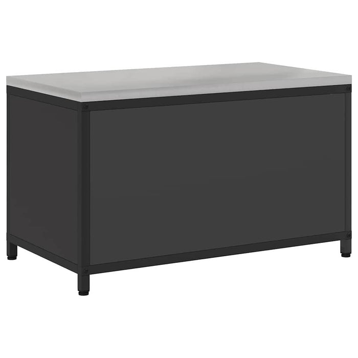 Depozitare pentru bucătărie cu raft Negru 60 x 50 x 92 cm Oțel - WALTI WALTI
