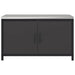 Depozitare pentru bucătărie cu raft Negru 60 x 50 x 92 cm Oțel - WALTI WALTI