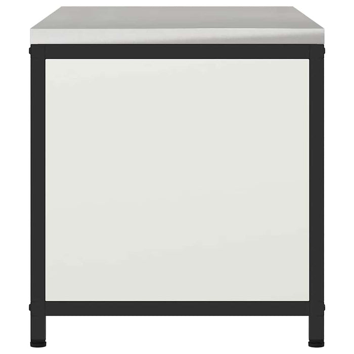 Depozitare pentru bucătărie cu raft Alb 60 x 50 x 92 cm Oțel - WALTI WALTI