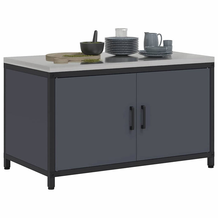 Depozitare pentru bucătărie Antracit 60 x 50 x 92 cm Oțel - WALTI WALTI