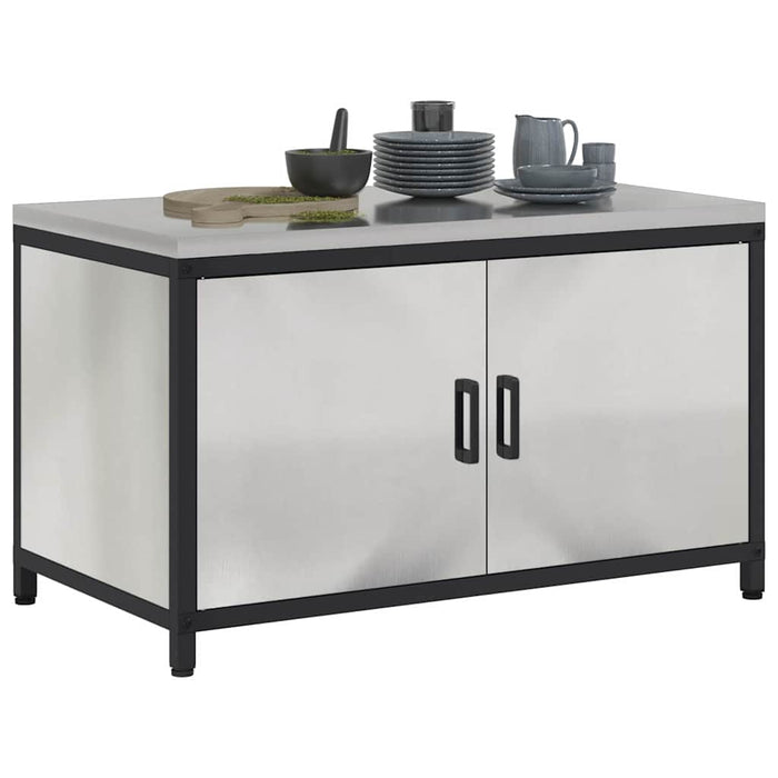 Depozitare pentru bucătărie Argintiu 60 x 50 x 92 cm Oțel - WALTI WALTI