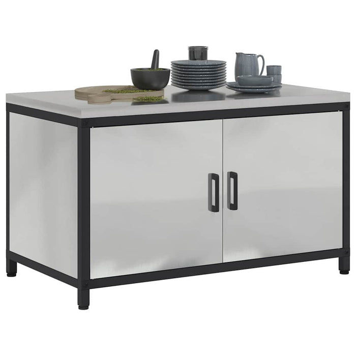 Depozitare pentru bucătărie Argintiu 60 x 50 x 92 cm Oțel - WALTI WALTI