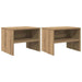 Dulap de noapte 2 pcs stejar artizanal 40 x 40 x 30 cm - WALTI WALTI