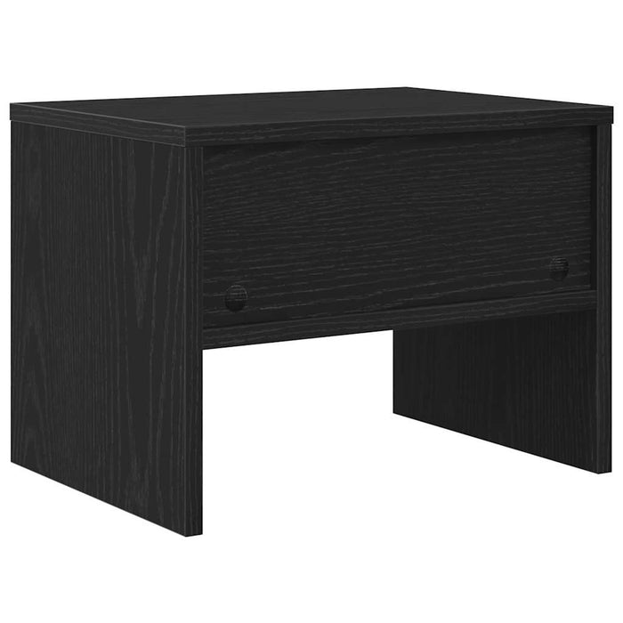 Dulap de noapte Stejar negru 40 x 40 x 30 cm Lemn compozit - WALTI WALTI