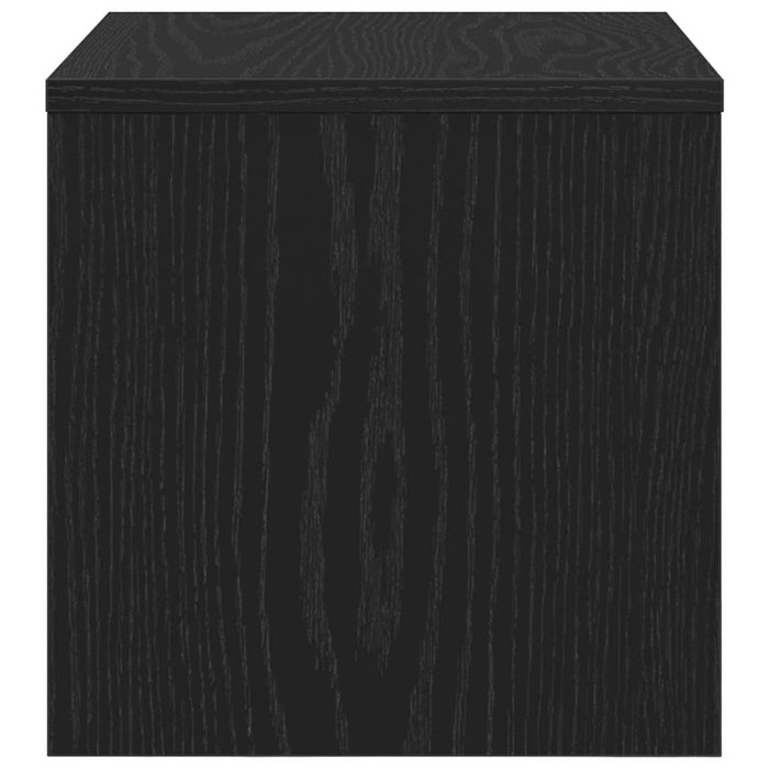 Dulap de noapte Stejar negru 40 x 40 x 30 cm Lemn compozit - WALTI WALTI