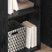 Bibliotecă Stejar negru 40 x 30 x 114 cm Lemn compozit - WALTI WALTI