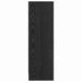 Raft de Cărți Stejar negru 80 x 24 x 76 cm Lemn compozit - WALTI WALTI