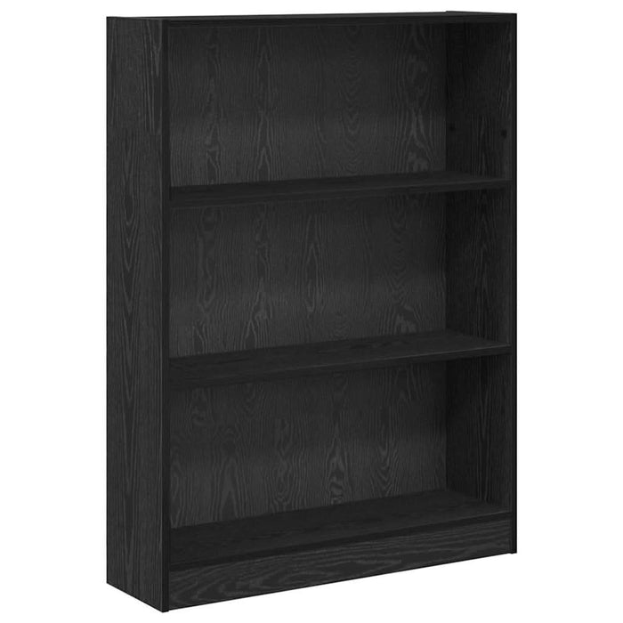 Raft de Cărți Stejar negru 80 x 24 x 109 cm Lemn compozit - WALTI WALTI