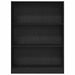 Raft de Cărți Stejar negru 80 x 24 x 109 cm Lemn compozit - WALTI WALTI