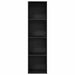Bibliotecă Stejar negru 40 x 30 x 152 cm Lemn compozit - WALTI WALTI