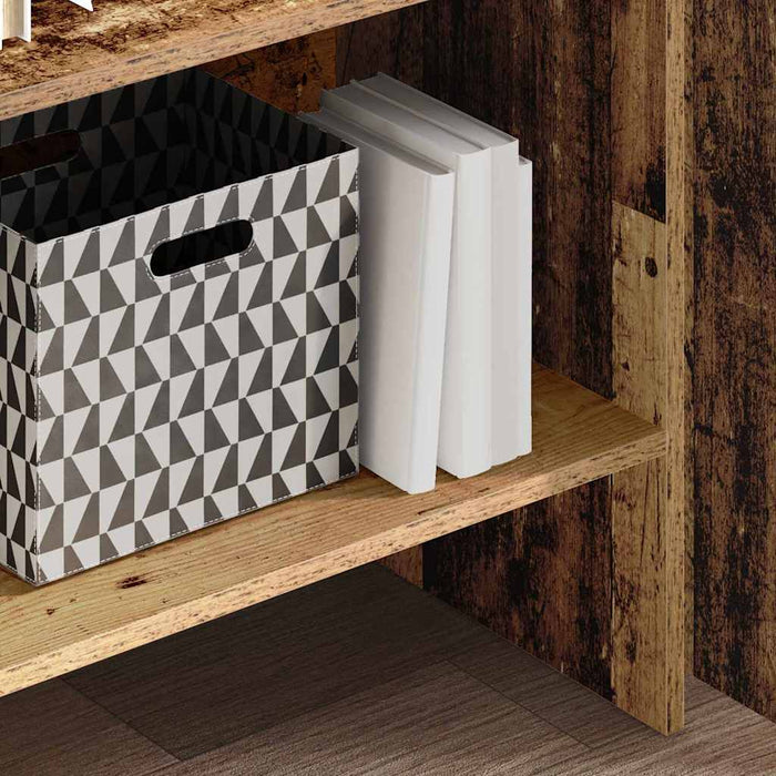 Dulap pentru cărți Lemn vechi 60 x 35 x 180 cm Lemn compozit - WALTI WALTI