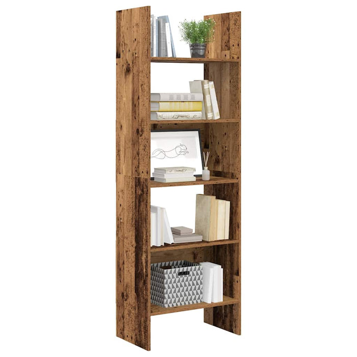Dulap pentru cărți Lemn vechi 60 x 35 x 180 cm Lemn compozit - WALTI WALTI