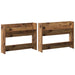 Dulap pentru pantofi cu raft 2 pcs Lemn vechi 80 x 18 x 60 cm - WALTI WALTI