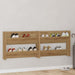 Dulap pentru pantofi 2 pcs Stejar Artizanal 81 x 18 x 60 cm - WALTI WALTI